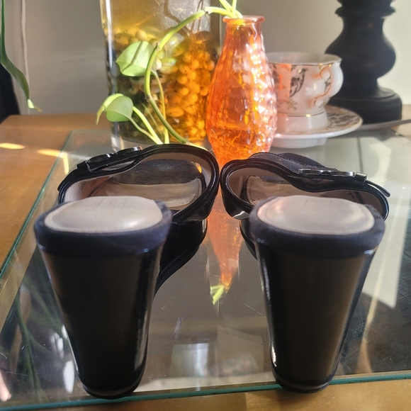 Coach Geri Signature Patent Leather Platform Wedges - Picture 4 of 7